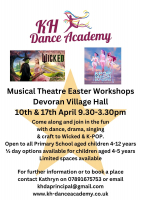 KH Dance Academy Musical Theatre Easter Workshops